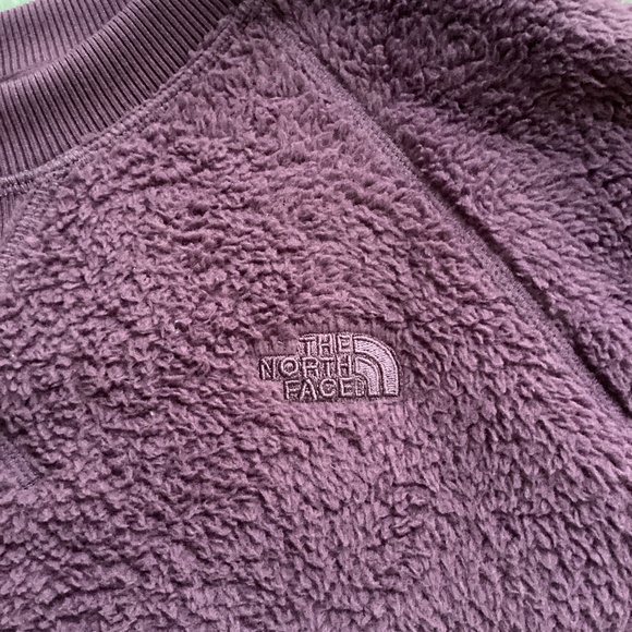 NWOT North Face fleece sweatshirt XL Plum - Picture 4 of 6